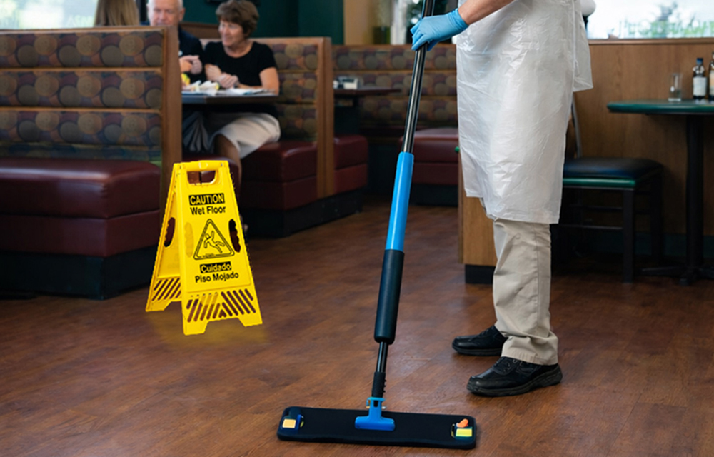 Mopster 2.0 promotes discreet cleaning; comprehensive system is single-source solution from Hospeco Brands Group